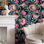 Floral Protea Elegance Wallpaper - A974 - WallTrend