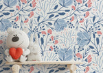 Floral Serenity Wallpaper - D151 - WallTrend