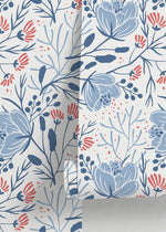 Floral Serenity Wallpaper - D151 - WallTrend