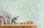 Floral Symmetry Elegance Wallpaper - C808 - WallTrend