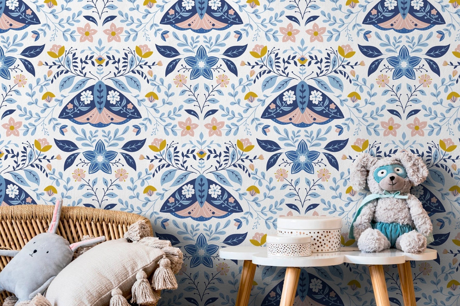 Floral Symphony Wallpaper - C152 - WallTrend