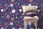 Floral Symphony Wallpaper - D282 - WallTrend