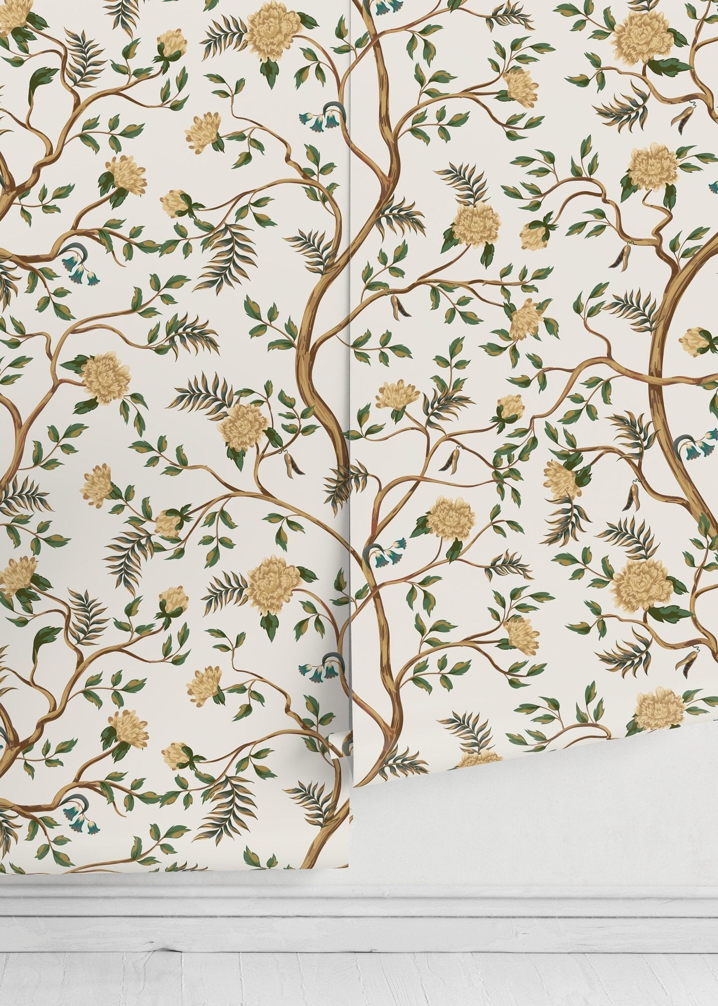 Floral Vines Wallpaper - D503 - WallTrend