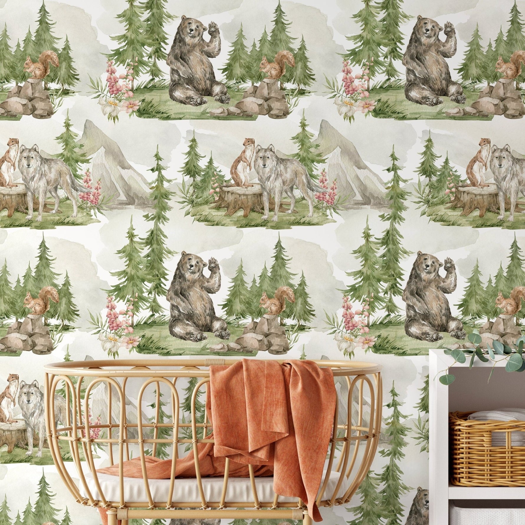 Forest Fauna Wallpaper - C254 - WallTrend