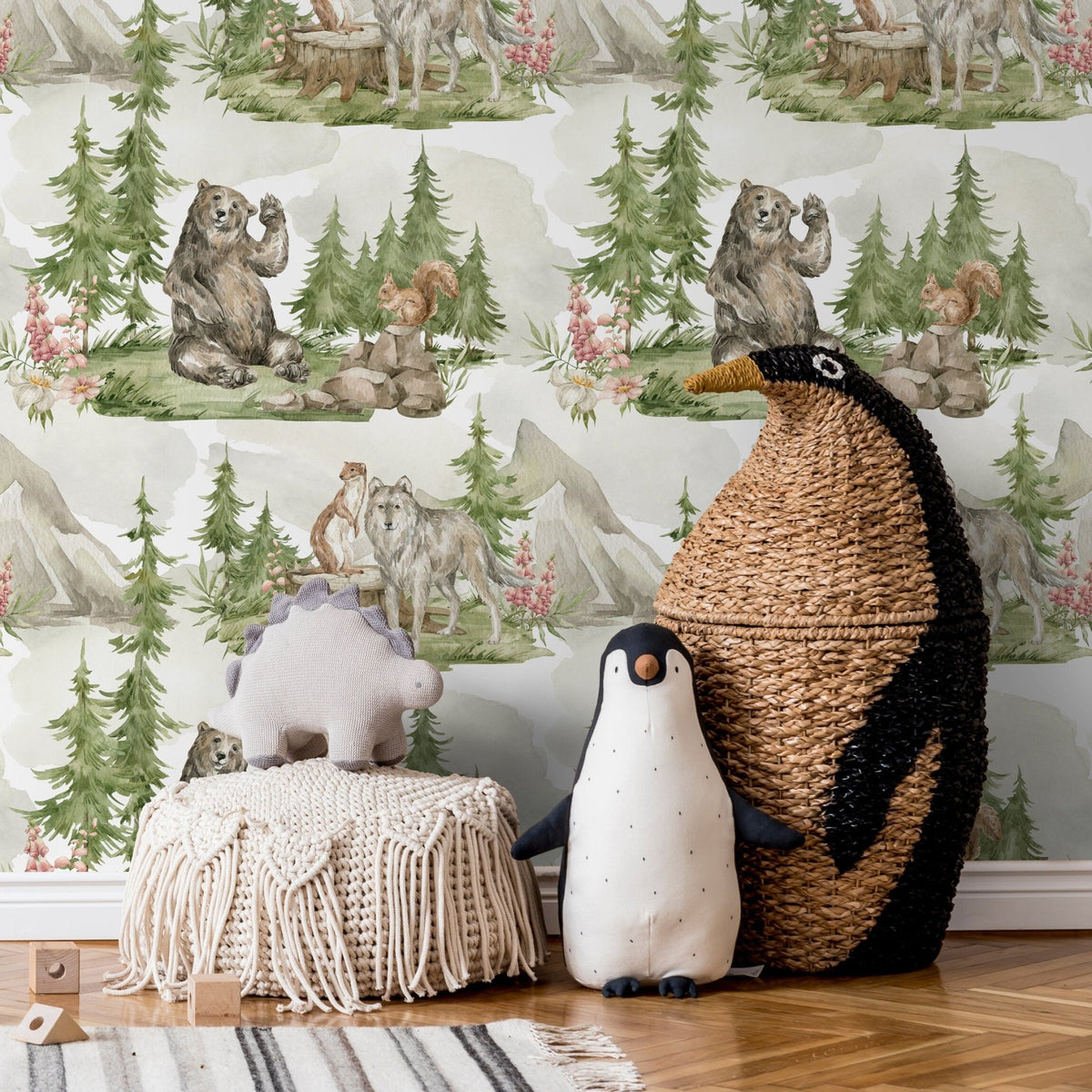 Forest Fauna Wallpaper - C254 - WallTrend