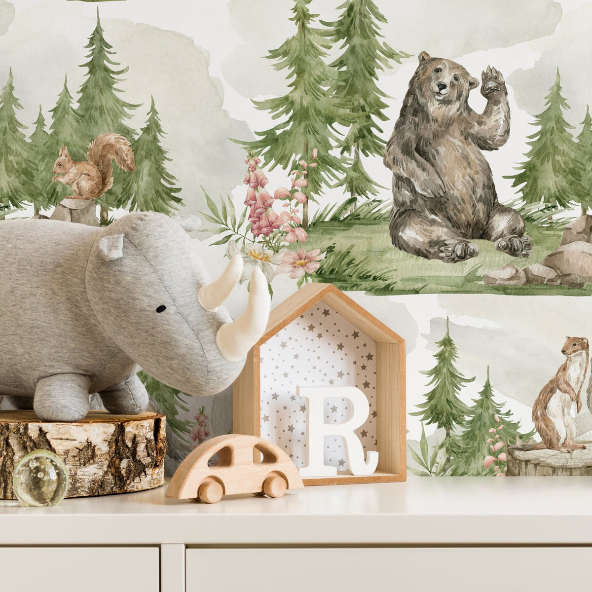 Forest Fauna Wallpaper - C254 - WallTrend