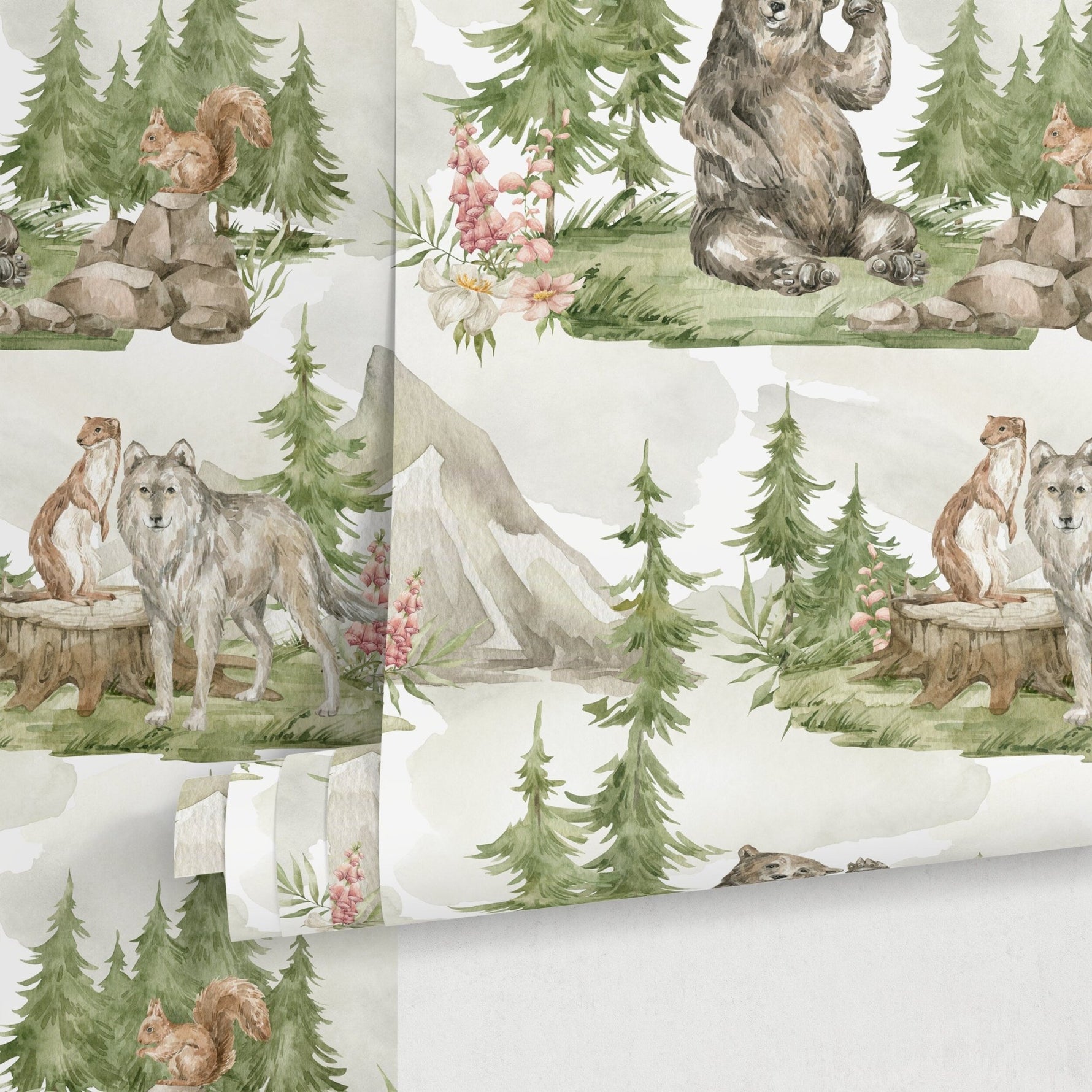 Forest Fauna Wallpaper - C254 - WallTrend