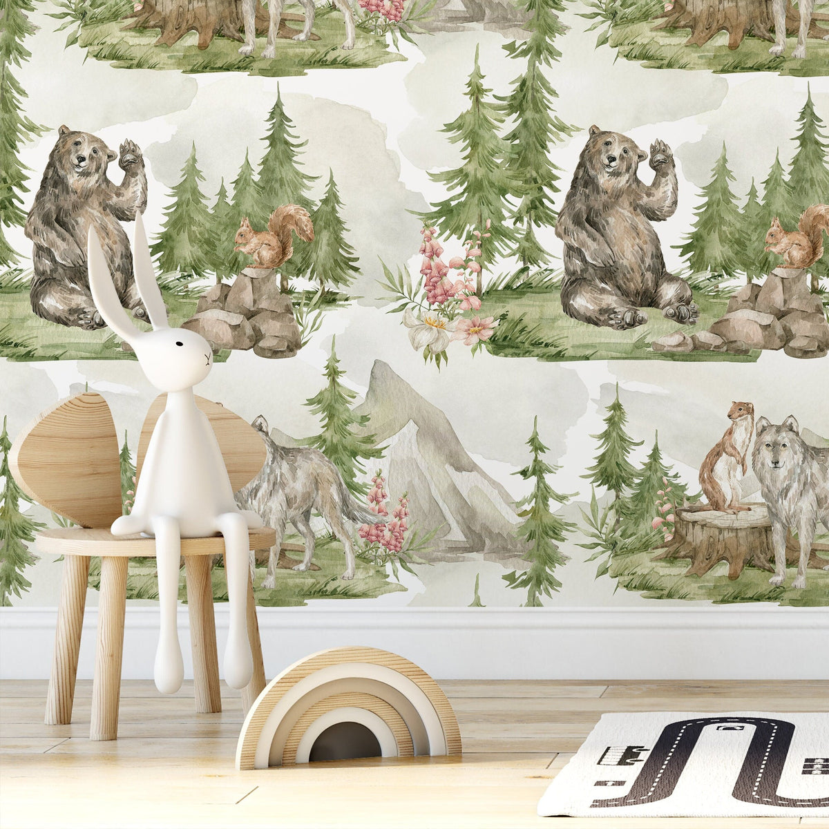 Forest Fauna Wallpaper - C254 - WallTrend