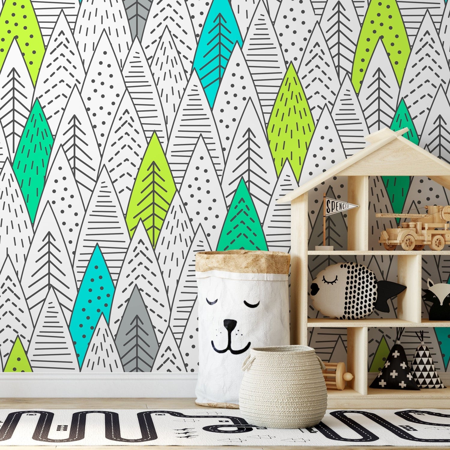 Forest Foliage Wallpaper - A906 - WallTrend