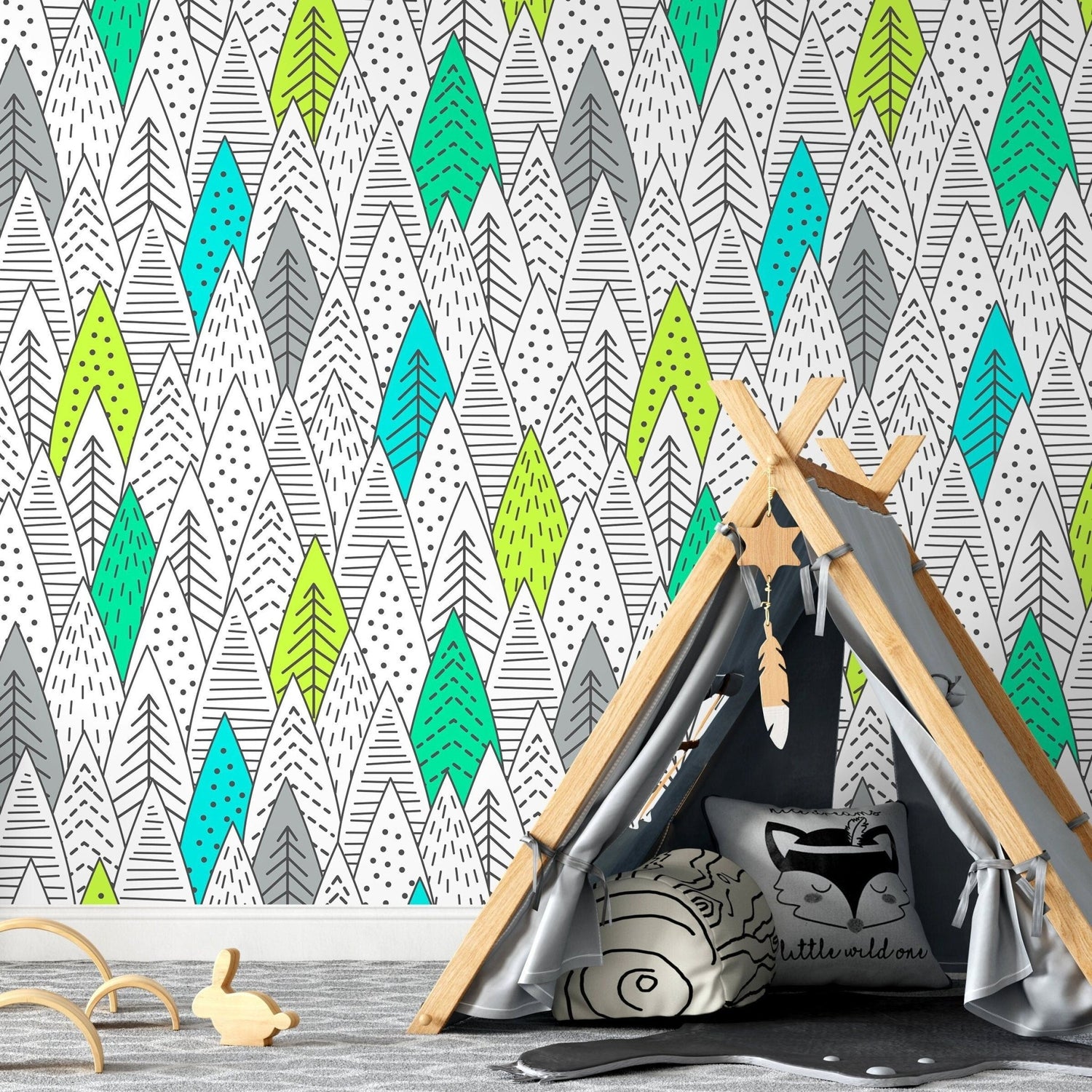 Forest Foliage Wallpaper - A906 - WallTrend