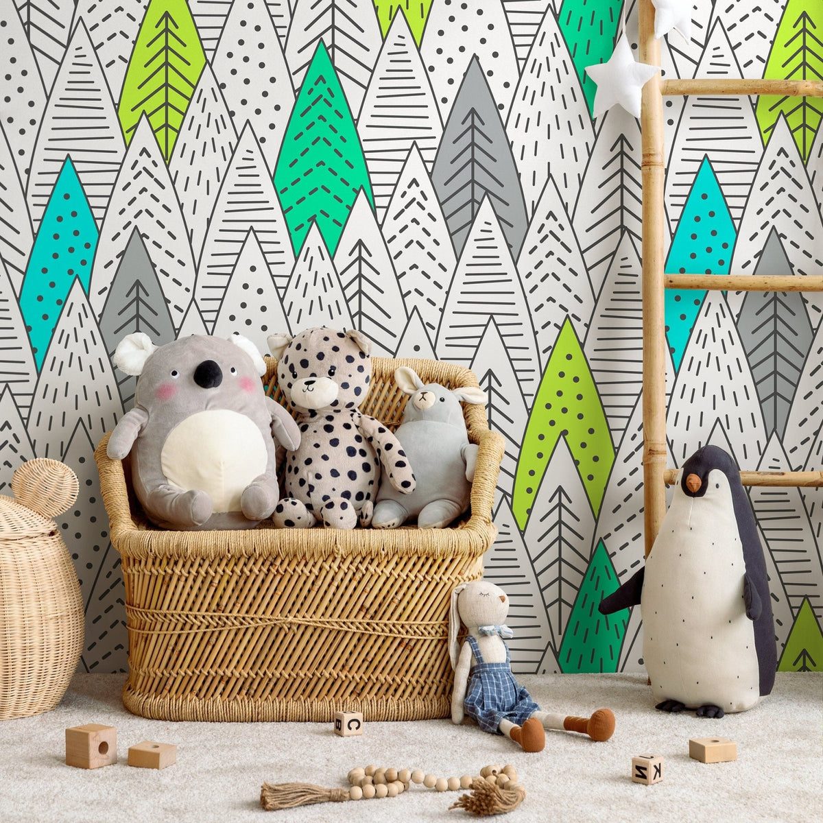 Forest Foliage Wallpaper - A906 - WallTrend