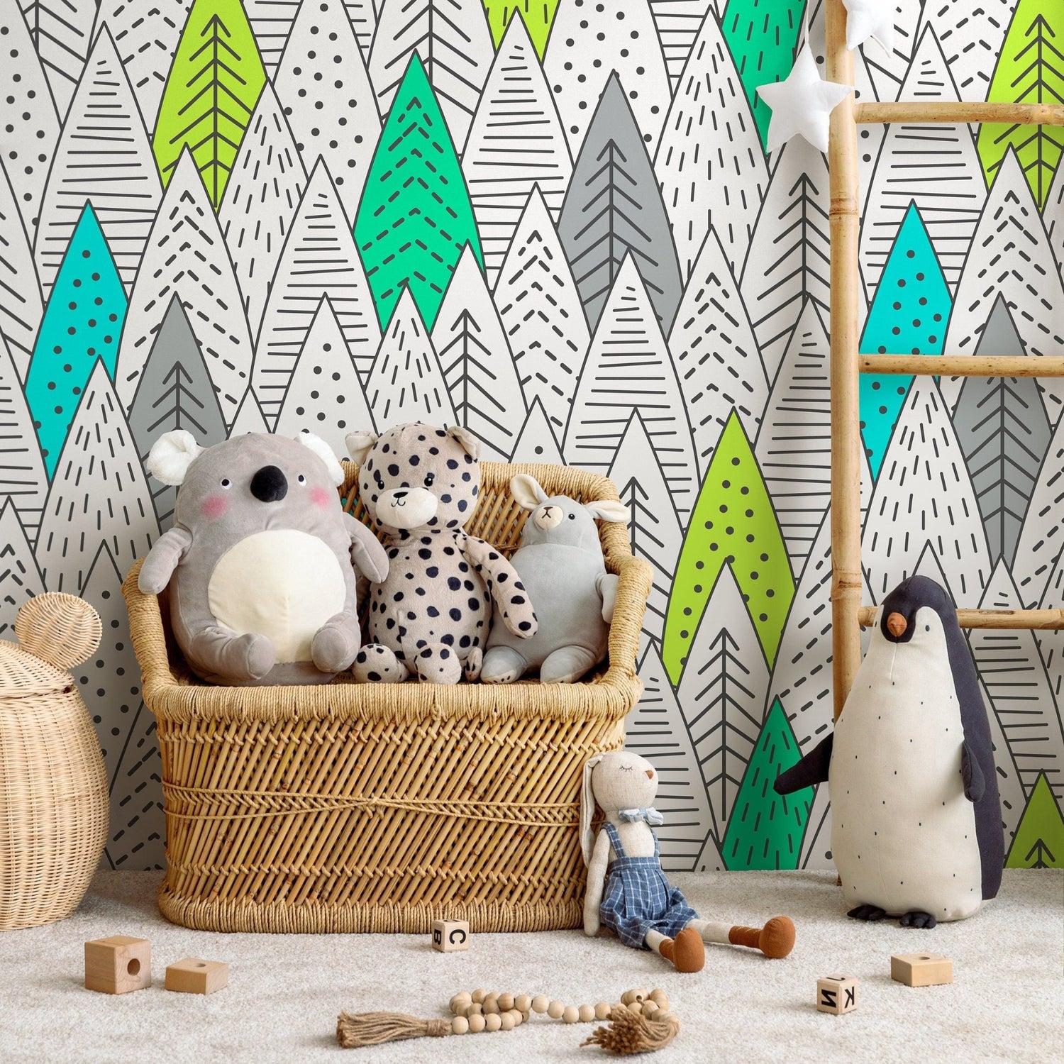 Forest Foliage Wallpaper - A906 - WallTrend