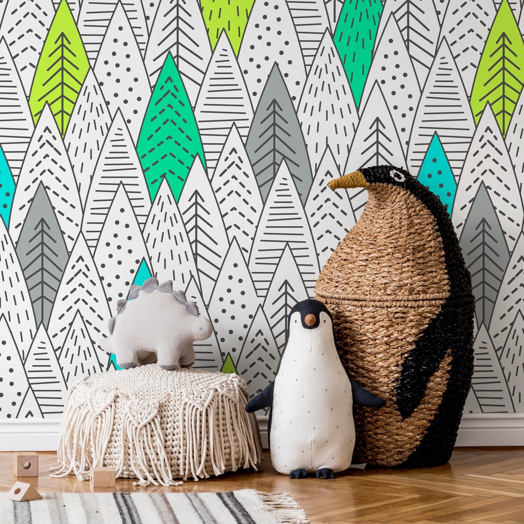 Forest Foliage Wallpaper - A906 - WallTrend