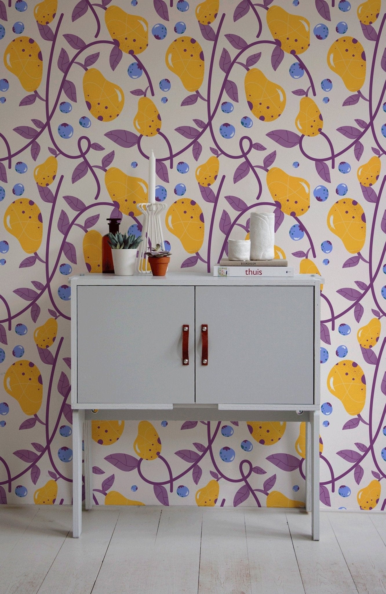 Fruity Vines Wallpaper - B571 - WallTrend