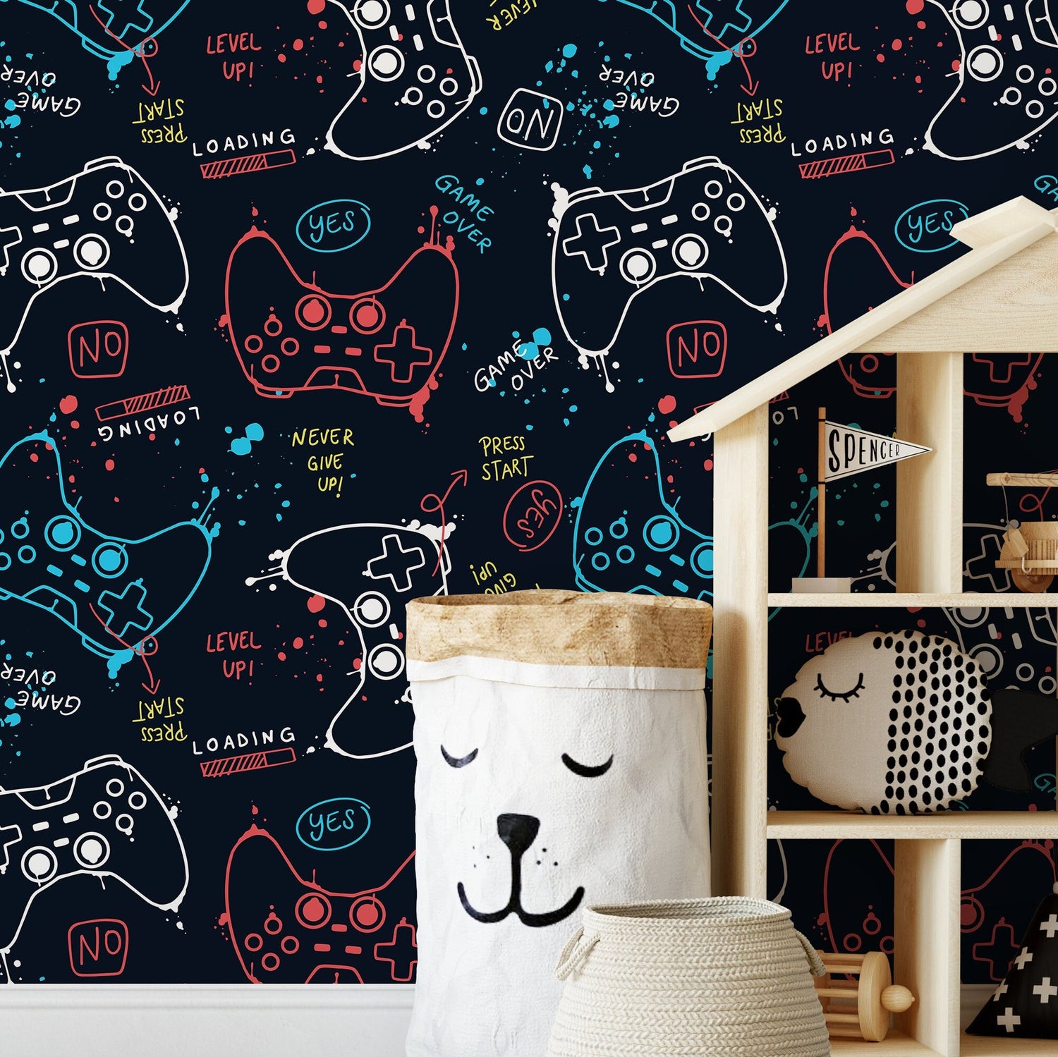 Gaming Frenzy Wallpaper - B508 - WallTrend