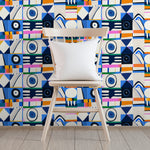 Geometric Abstract Art Wallpaper - C142 - WallTrend