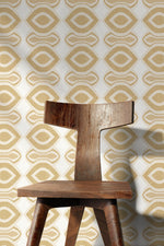 Geometric Abstract Eye Wallpaper - C494 - WallTrend