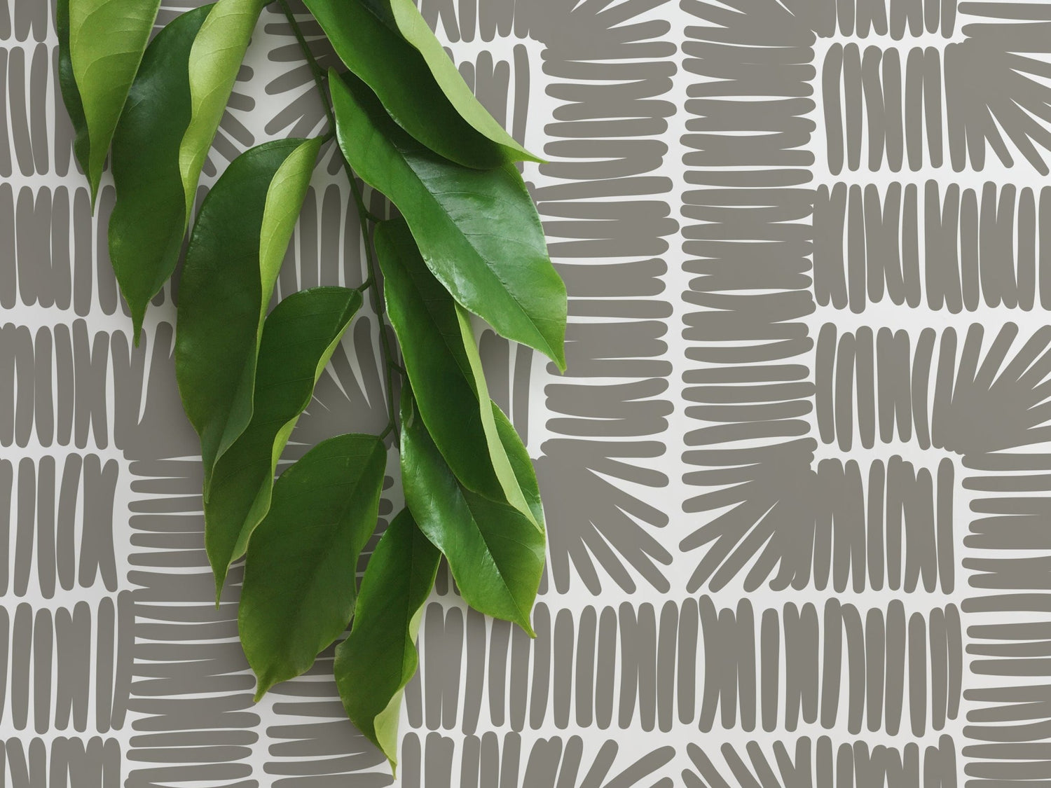 Geometric Abstract Strokes Wallpaper - D048 - WallTrend