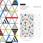Geometric Abstract Triangles Wallpaper - A894 - WallTrend