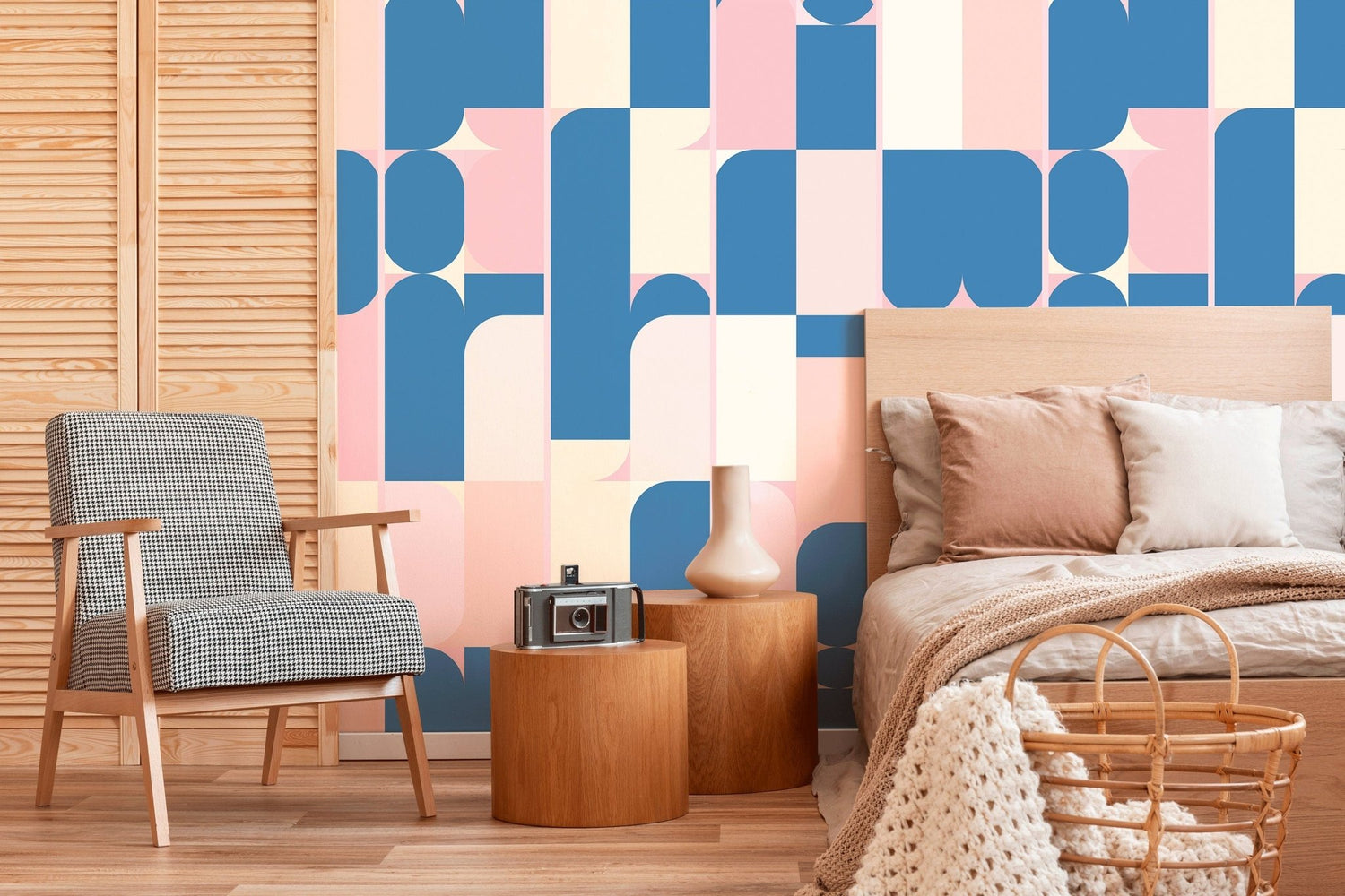 Geometric Abstraction Wallpaper - B411 - WallTrend