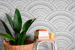 Geometric Arcs Wallpaper - B960 - WallTrend