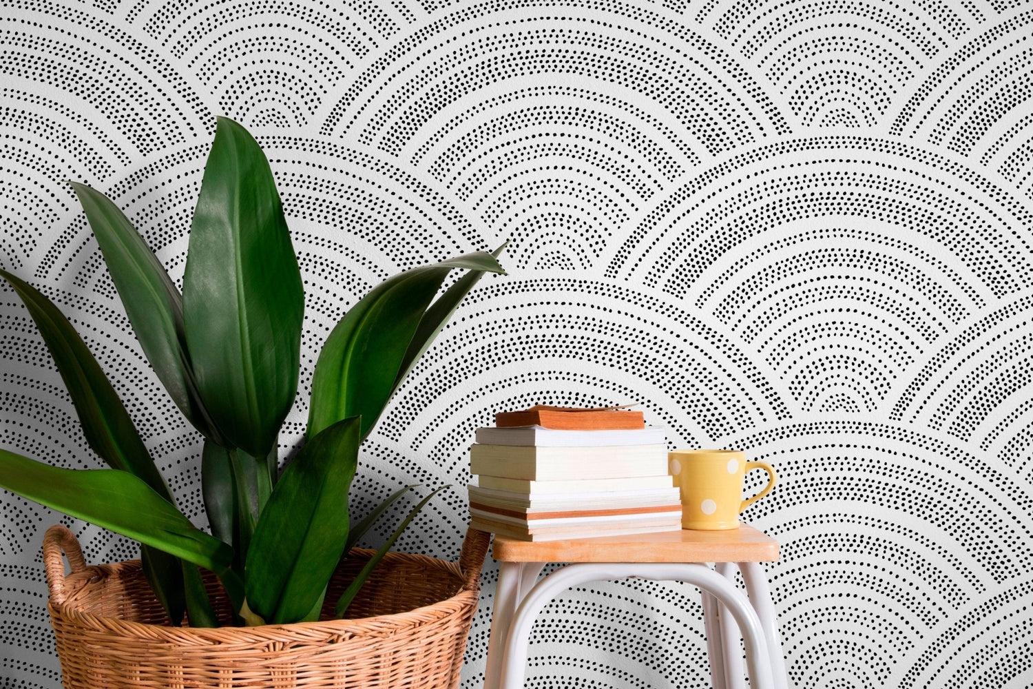 Geometric Arcs Wallpaper - B960 - WallTrend