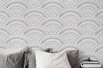 Geometric Arcs Wallpaper - B960 - WallTrend