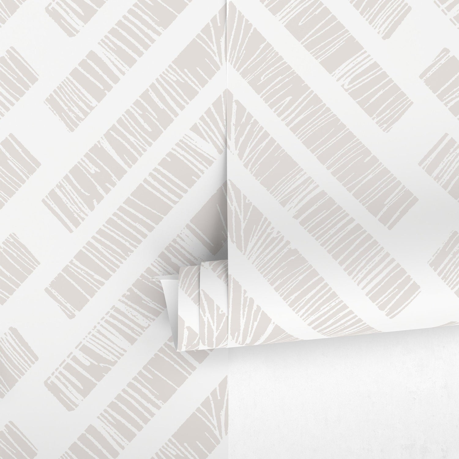 Geometric Arrow Herringbone Wallpaper - C515 - WallTrend