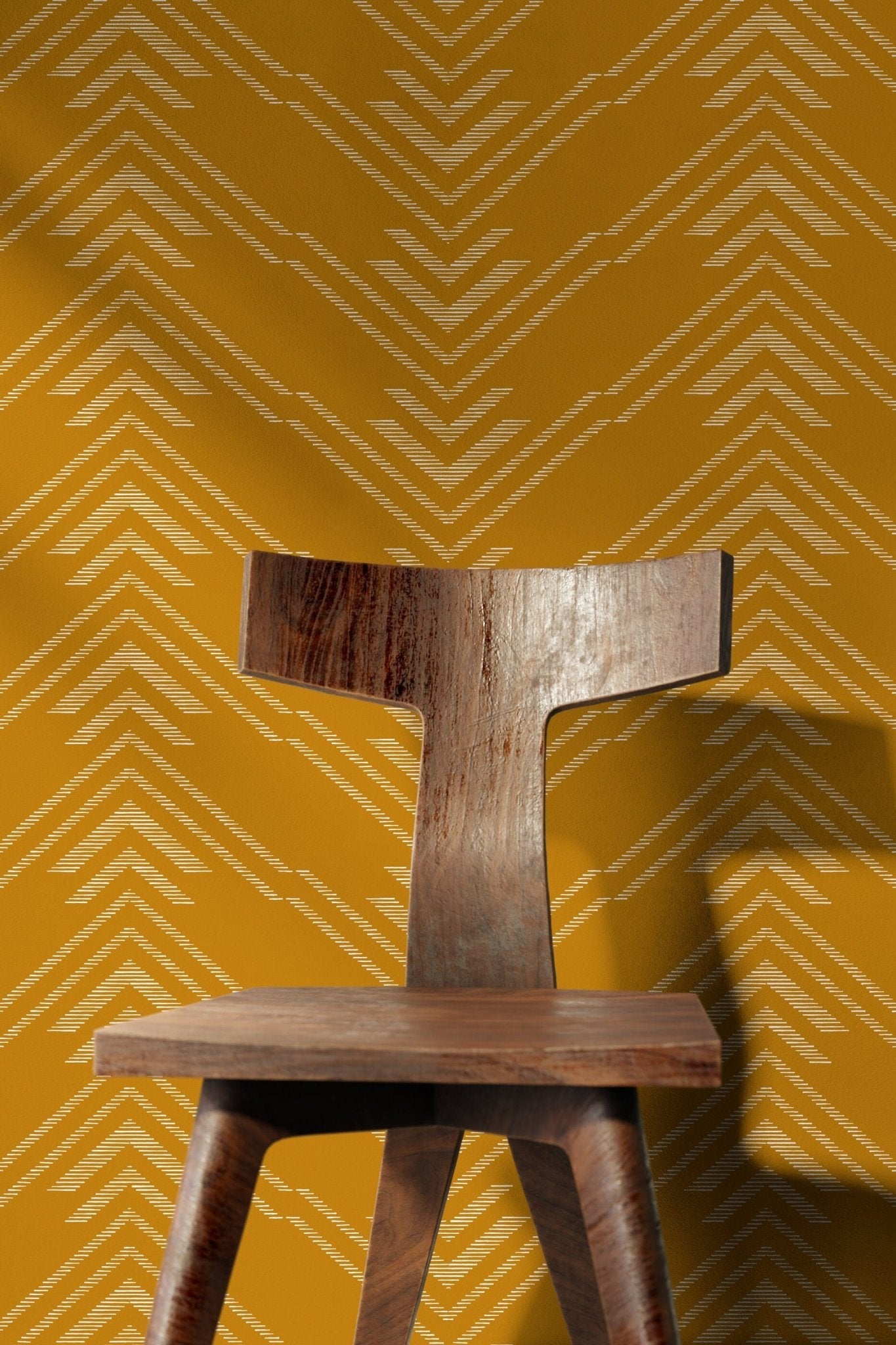 Geometric Arrow Motif Wallpaper - C497 - WallTrend