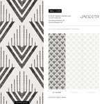 Geometric Arrow Precision Wallpaper - C498 - WallTrend