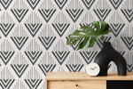 Geometric Arrow Precision Wallpaper - C498 - WallTrend