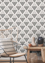 Geometric Arrow Precision Wallpaper - C498 - WallTrend