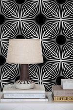 Geometric Art Deco Harmony Wallpaper - B887 - WallTrend