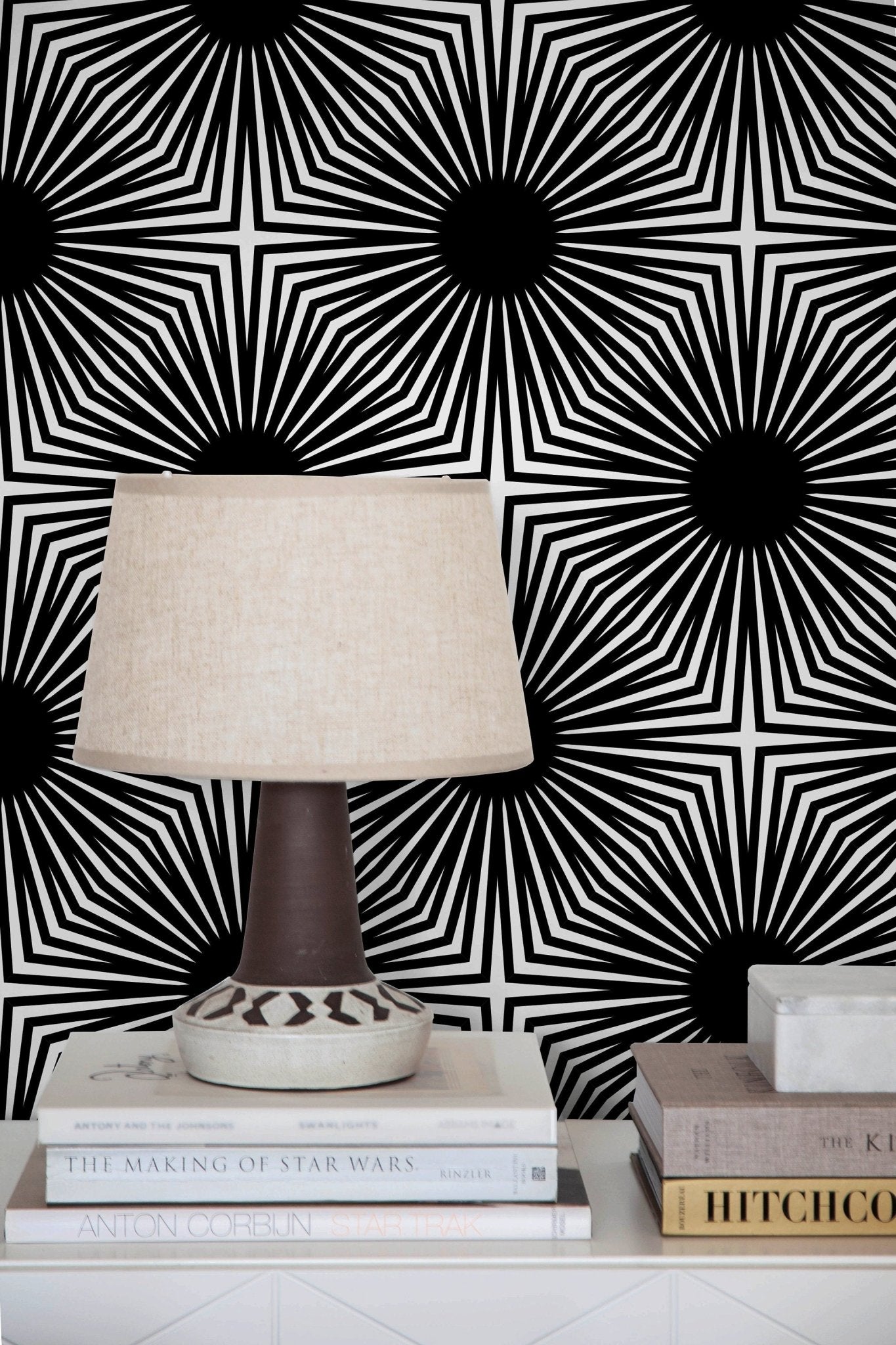 Geometric Art Deco Harmony Wallpaper - B887 - WallTrend