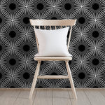 Geometric Art Deco Harmony Wallpaper - B887 - WallTrend