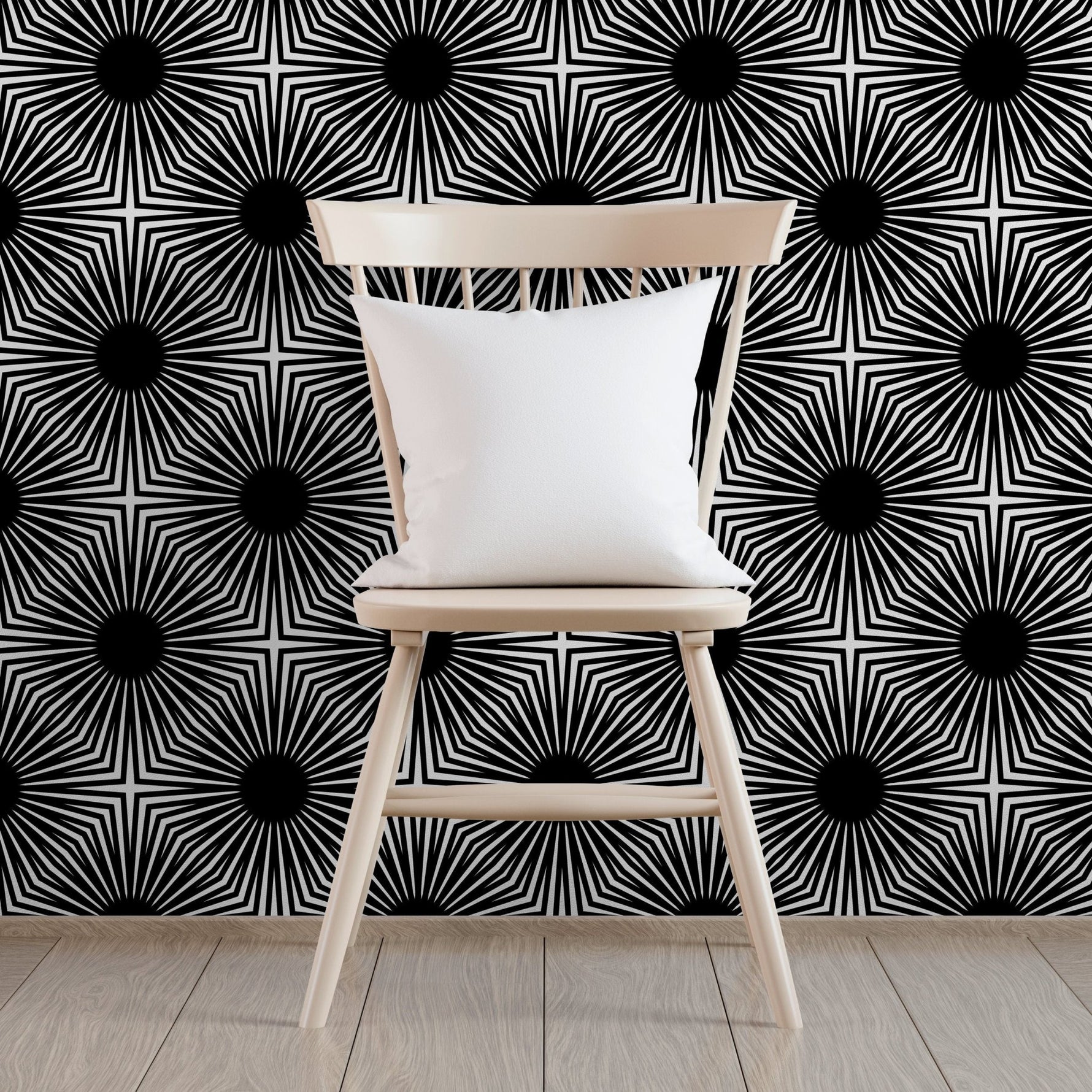 Geometric Art Deco Harmony Wallpaper - B887 - WallTrend