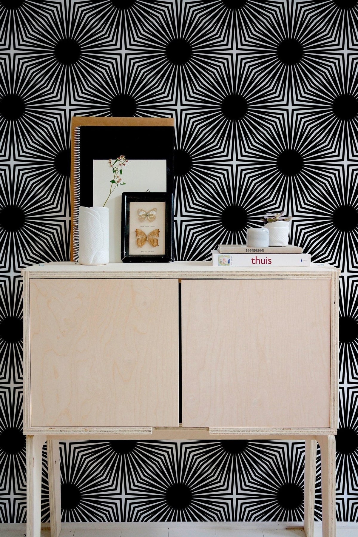 Geometric Art Deco Harmony Wallpaper - B887 - WallTrend