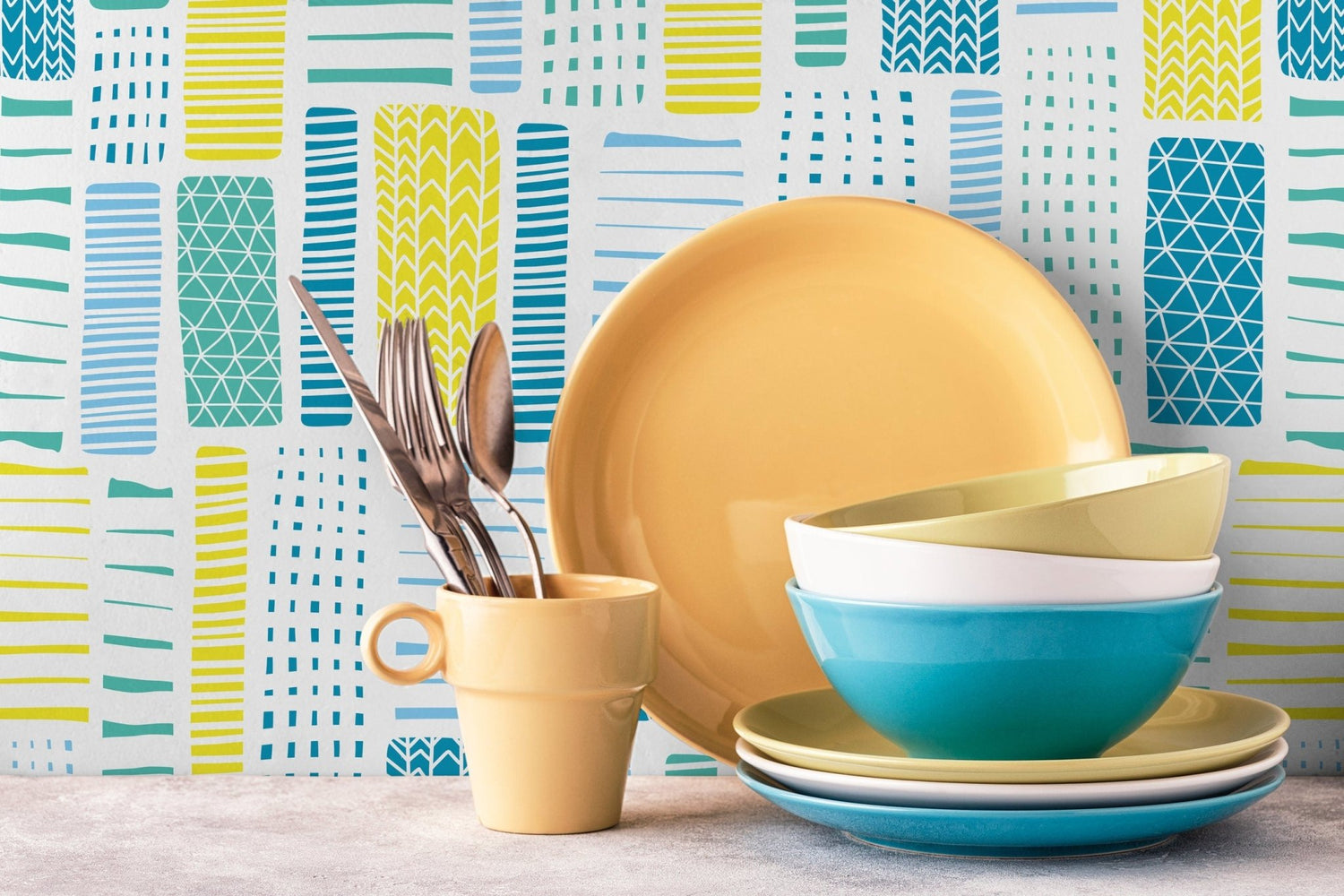 Geometric Bliss Wallpaper - B318 - WallTrend