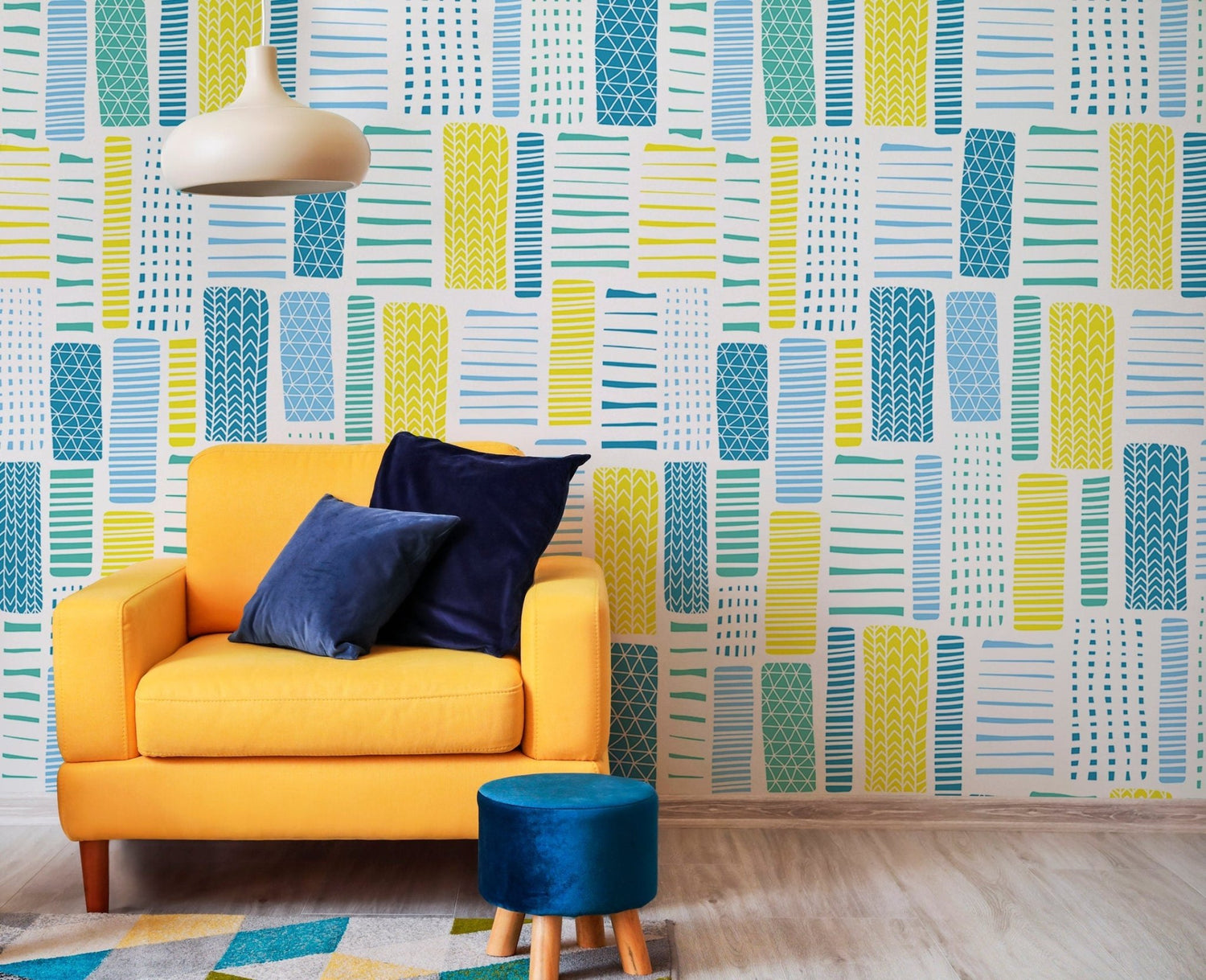Geometric Bliss Wallpaper - B318 - WallTrend