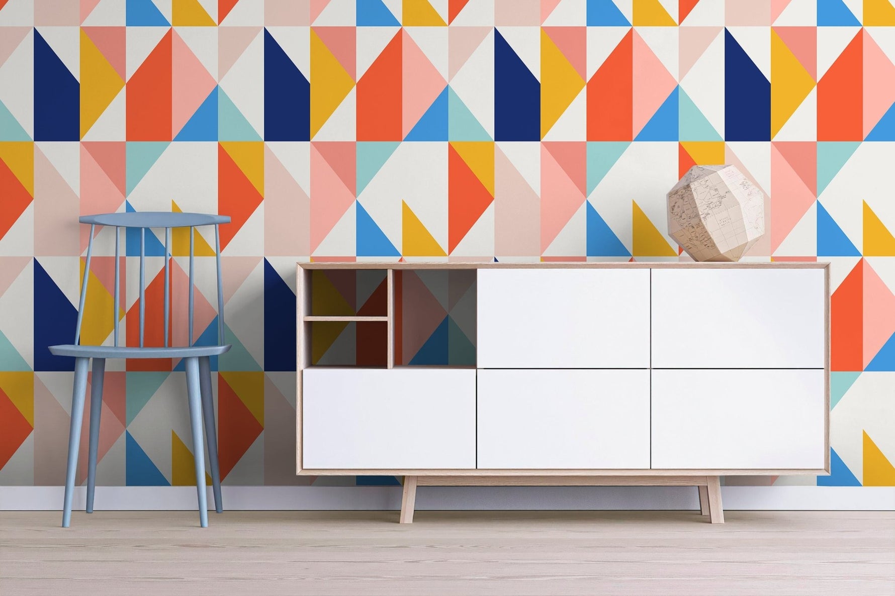 Geometric Bliss Wallpaper - B846 - WallTrend