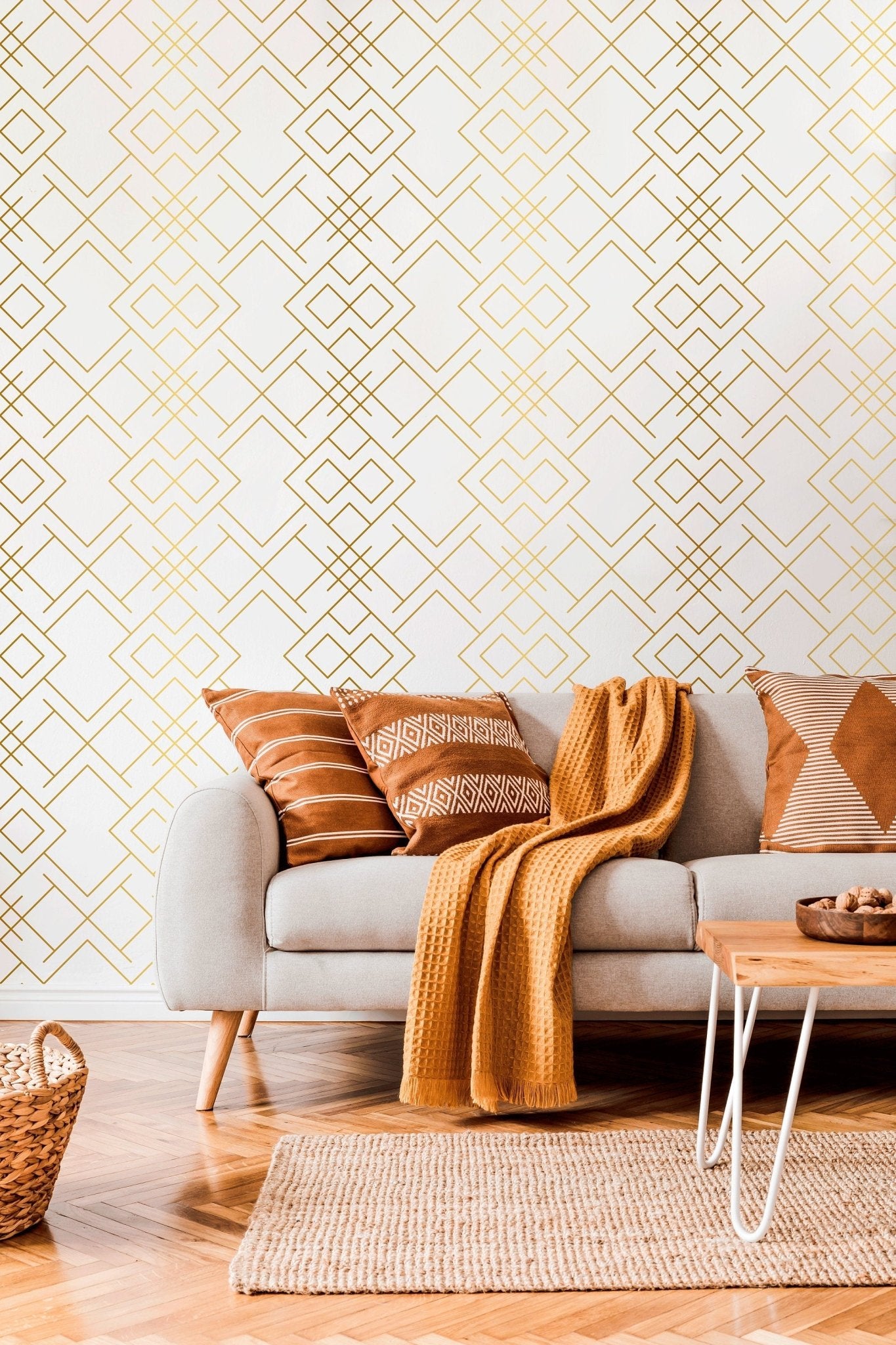 Geometric Chic Wallpaper - B269 - WallTrend