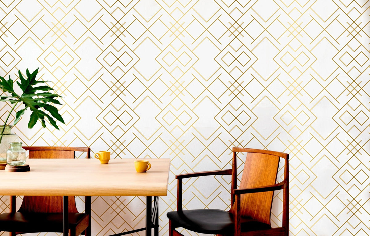 Geometric Chic Wallpaper - B269 - WallTrend