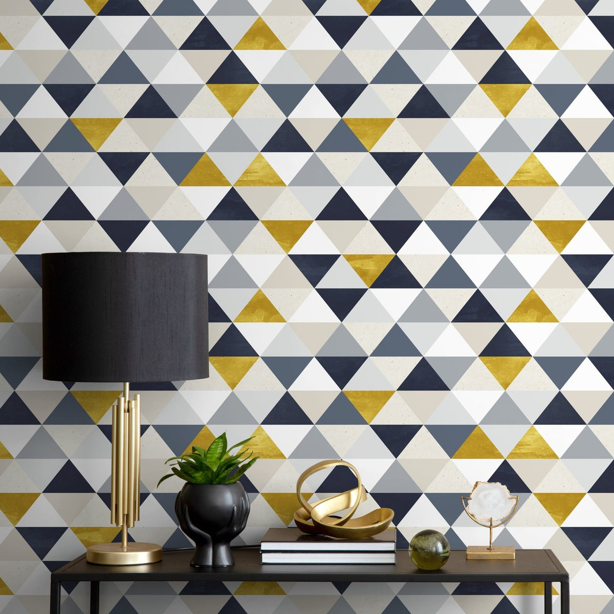 Geometric Elegance Wallpaper - A196 - WallTrend