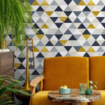 Geometric Elegance Wallpaper - A196 - WallTrend