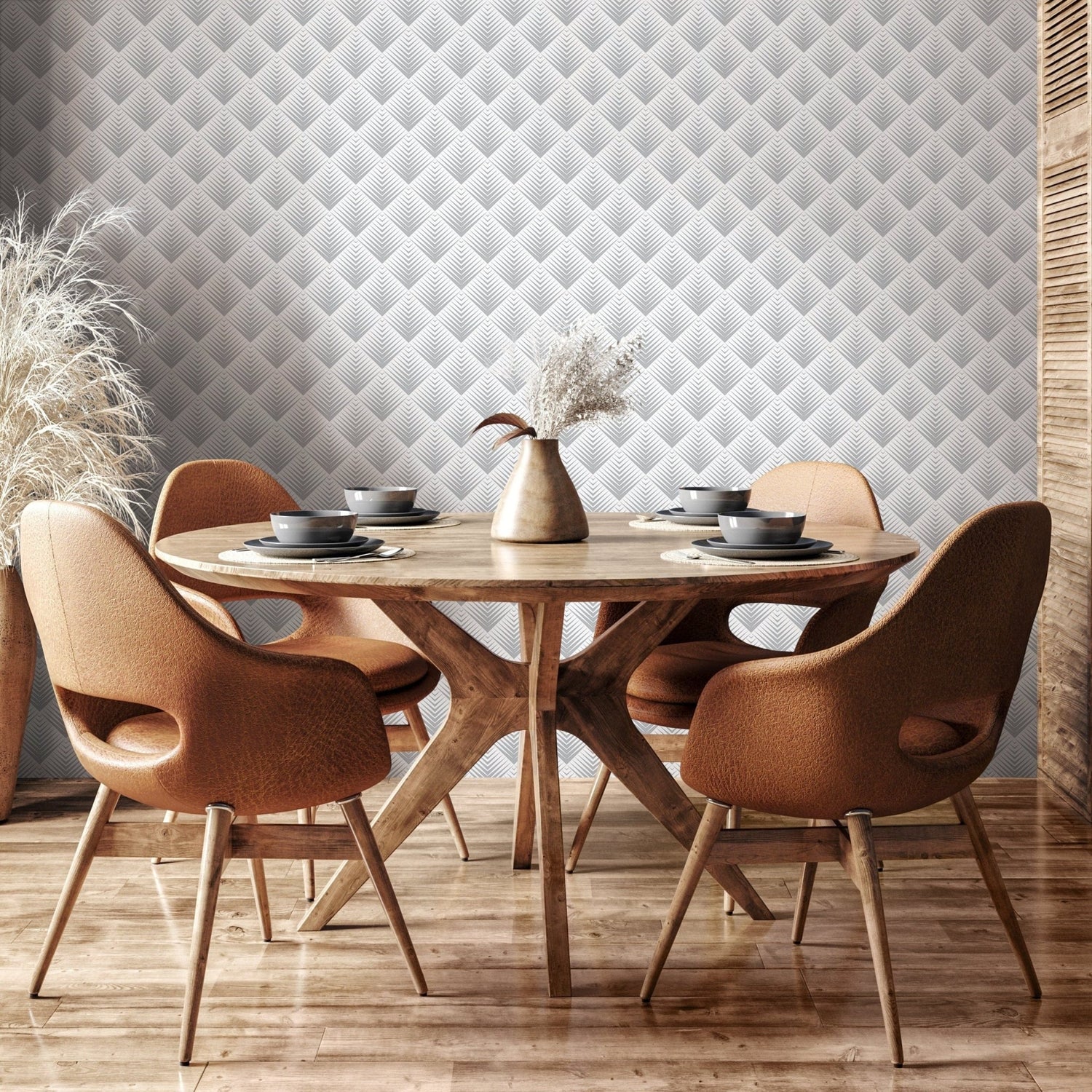Geometric Elegance Wallpaper - A432 - WallTrend