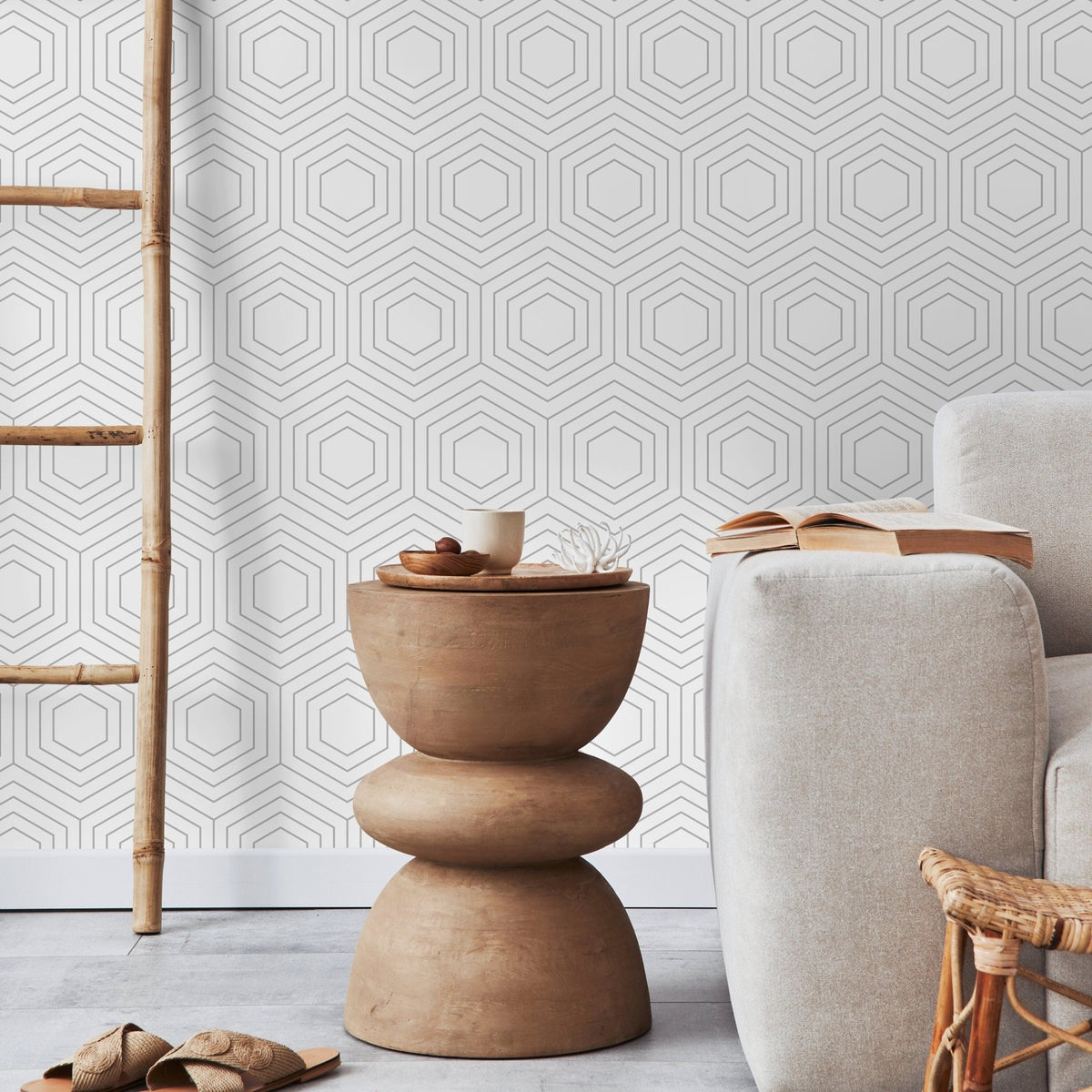 Geometric Elegance Wallpaper - A453 - WallTrend