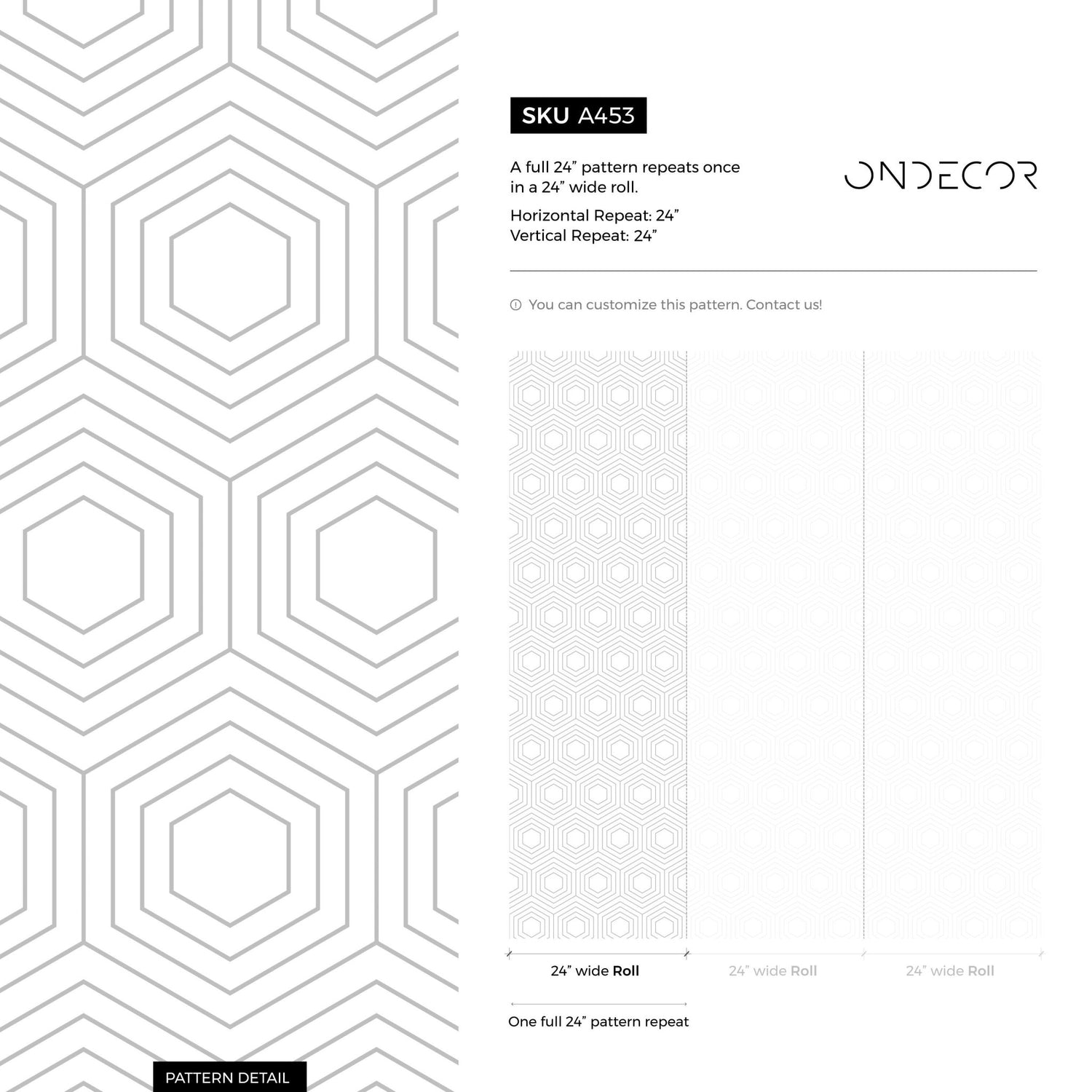 Geometric Elegance Wallpaper - A453 - WallTrend