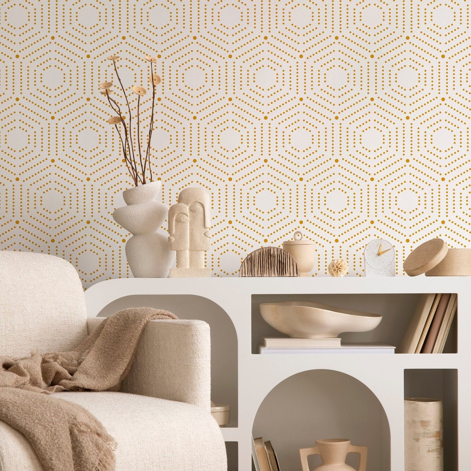 Geometric Elegance Wallpaper - A909 - WallTrend