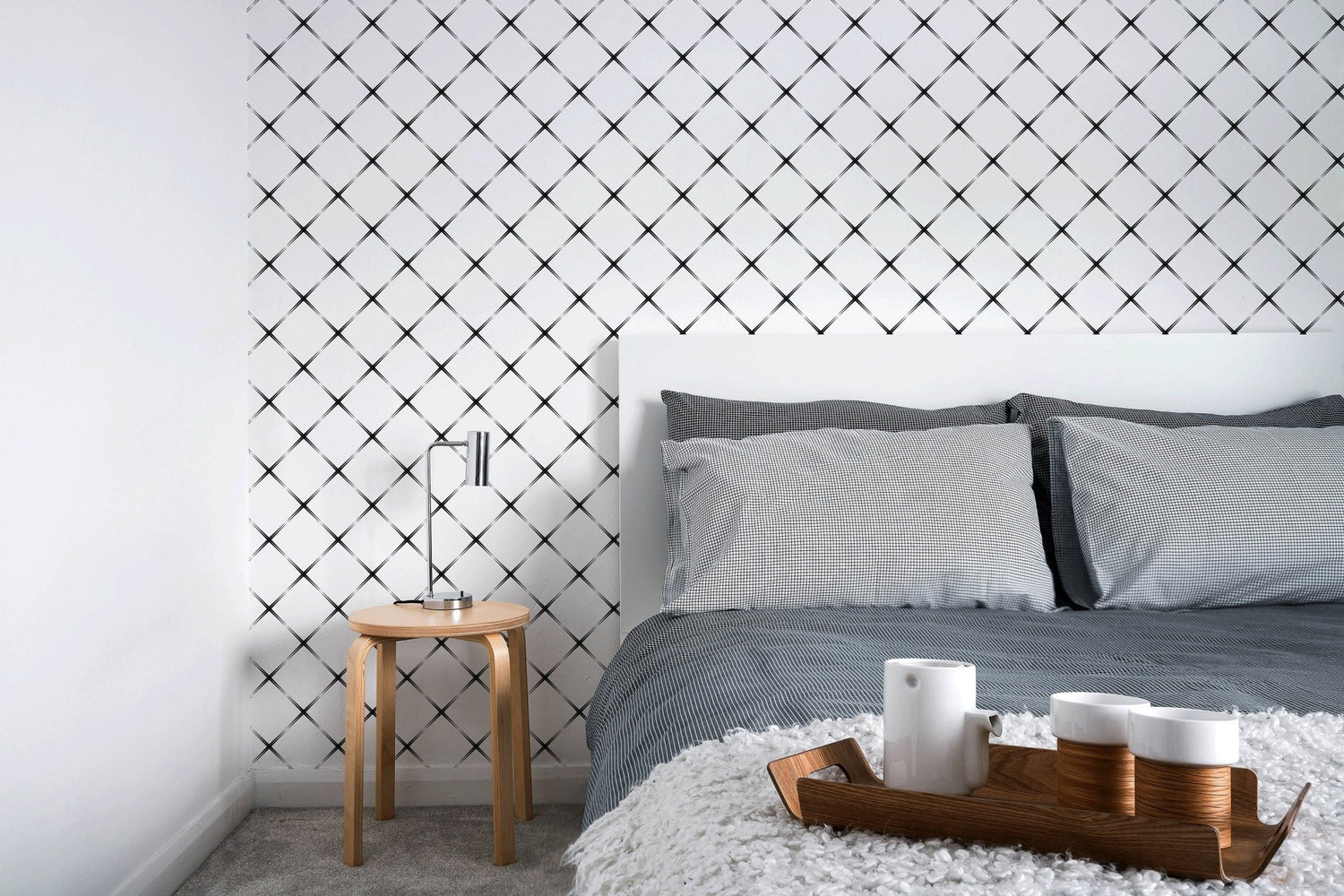 Geometric Elegance Wallpaper - B050 - WallTrend