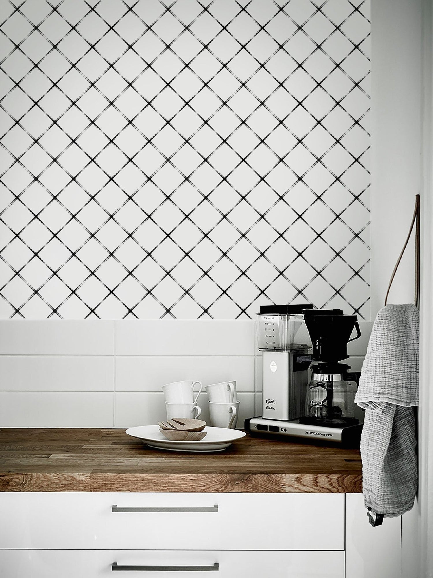 Geometric Elegance Wallpaper - B050 - WallTrend